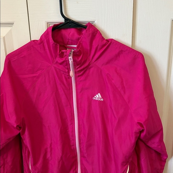 Adidas Women's Bright Pink Utility Jacket - Picture 7 of 8